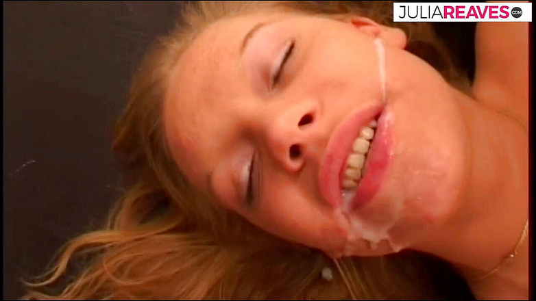 Retro German Casting: Helemaal vies in het gezicht gespoten