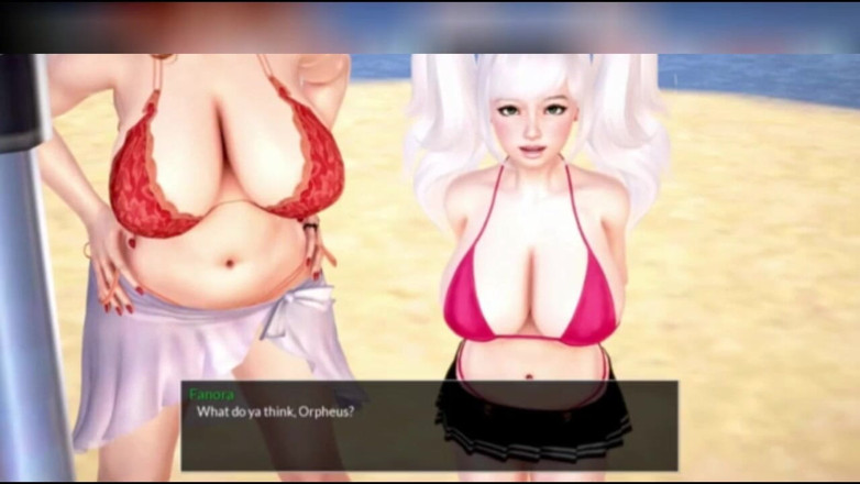 3DXXXTEEN2 Cartoon: Deniz kenarında ateşli sikiş. 3 boyutlu porno çizgi film seks