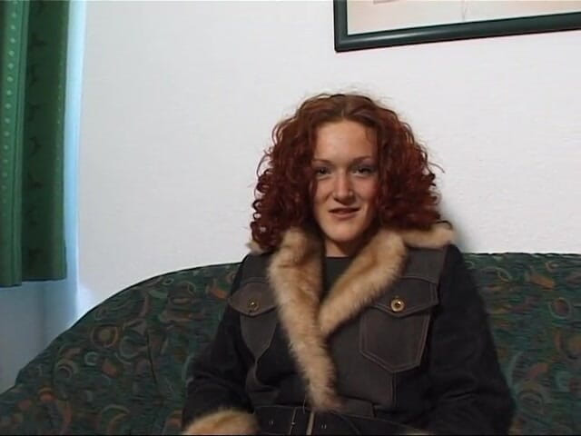Lucky Wankerz: Cute redhead fingering her love hole