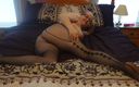 Horny vixen: Fishnet Pantyhose Playing with Vibrator