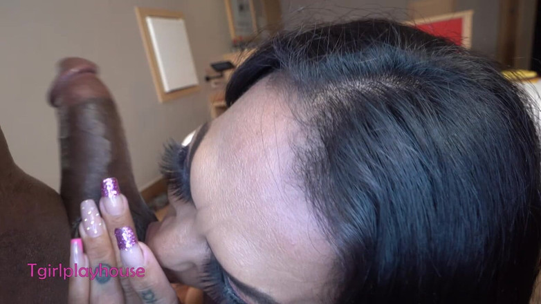 TGIRLPLAYHOUSE: Ellen yamaguchi bekommt einen geschmack meines schwanzes und einen tiefen...