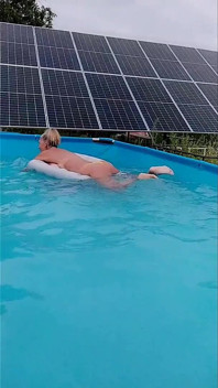 Hot Housewife Lukerya in the Pool