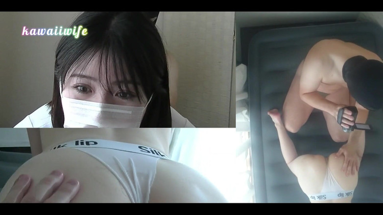 kawaiiwife: 你好，这是赛亚卡。这一次是汗湿滑的性爱在一个小小的封闭空间。日本的夏天非常潮湿