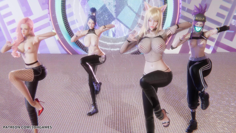 3D-Hentai Games: [mmd] Le Sserafim - Girls Eve Sexy Striptease Star Blade Hentai...
