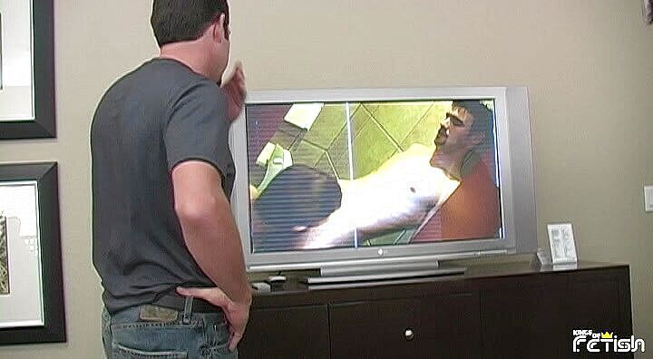 Gay Diaries: Skinny dude calls the room service guy to repair tv...