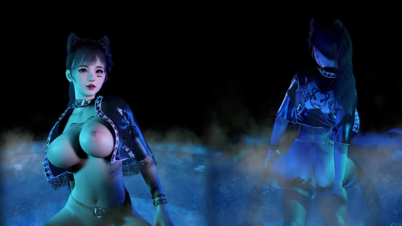 Soiyu Hentai: Dançarina peituda cavalga o pau - animação 3D