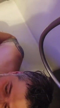 Babe Pisses Guy in Mouth POV
