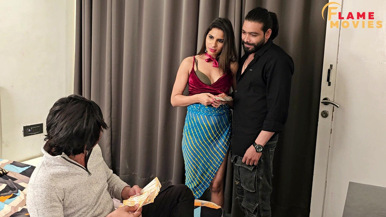 Xflame Movies: Barová tanečnice vášnivý sex s klientem! Indické porno!