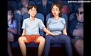 Cartoon Universal: Summertime saga part 104 - masturbation in the cinema (Czech sub)