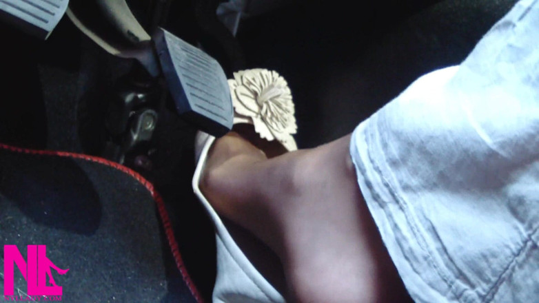 Nyllady: Pedal Pumping and Driving in Highway in Soft Worn Out...