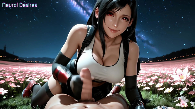 Neural Desires: Tifa encuentra el cielo debajo de las estrellas (video ai)
