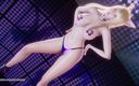 3D-Hentai Games: [mmd] Rainbow - a Ahri Sexy Striptease League of Legends Uncensored...