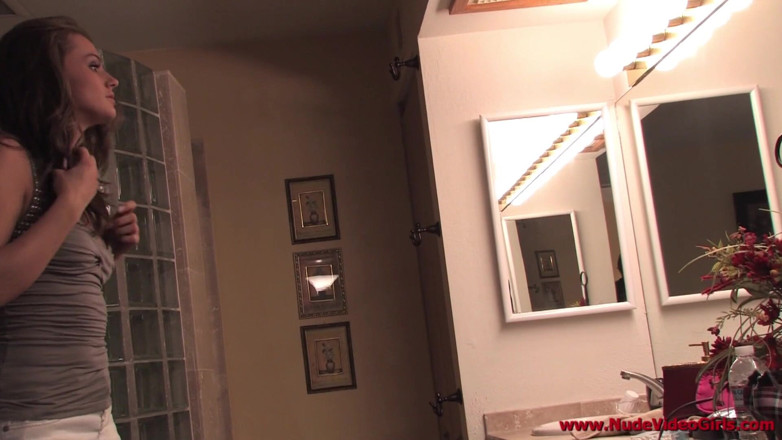 Spungy Gunk Films: Tori Black - Prepping for shooting and outdoor masturbation action