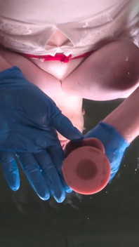 Nurse Lexi's Cum Collection POV: Ass and Tits Pressed on Glass - Handjob, Titfuck, BJ, Wild Ride and Facial
