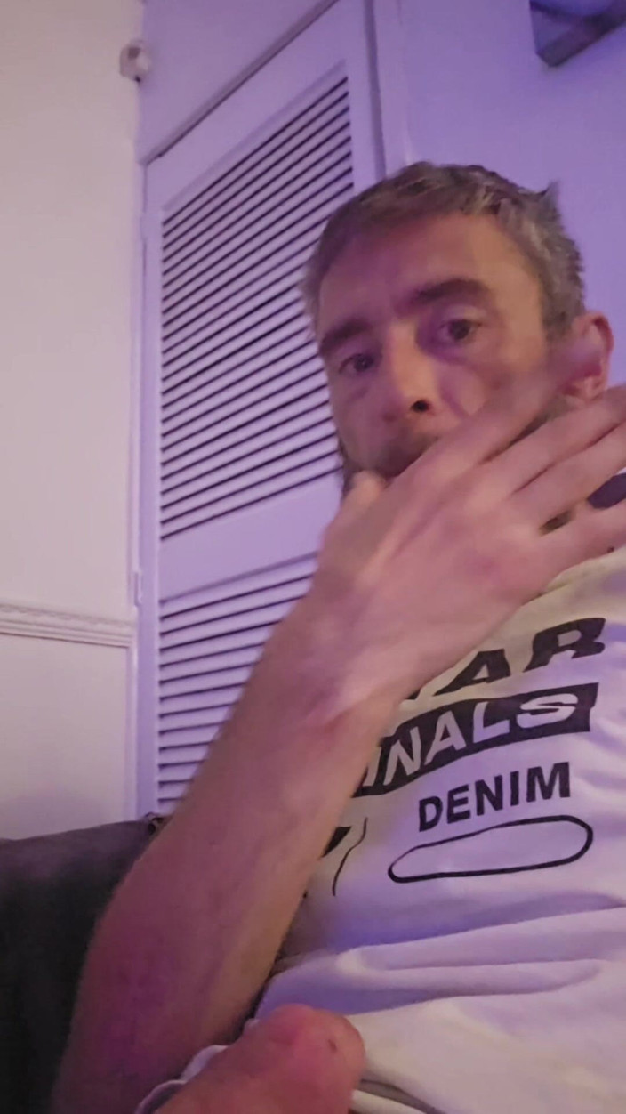 Smoking stoker: Wanking My Big Dick and Cuming