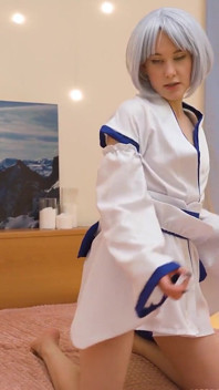Kimono babe Ally horny masturbates like a Japanese housewife