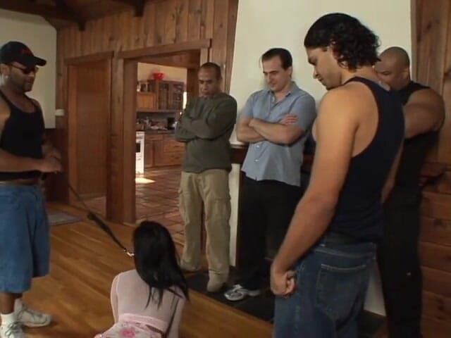 First Black Sexperience: She bends over and shows her pussy while giving head