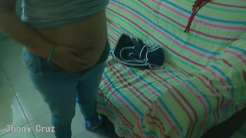 Jhony Cruz: Dirty anal to Mexican single Stepmother, chubby slut with creampie