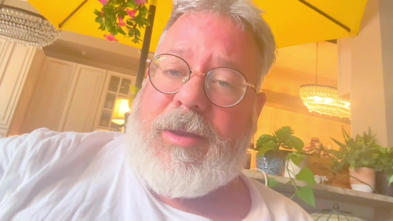 Hand-Free-Daddy-Chub: Big Eggppant and Old Grandpa Big Fat Peach