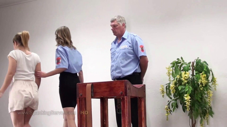 Spanking Server: Sasha cane punishment