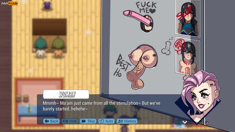 LewdArcade: 세 번째 위기 포르노 게임 갤러리 [03부] Jenna - Townhall 섹스 Seances 컬렉션