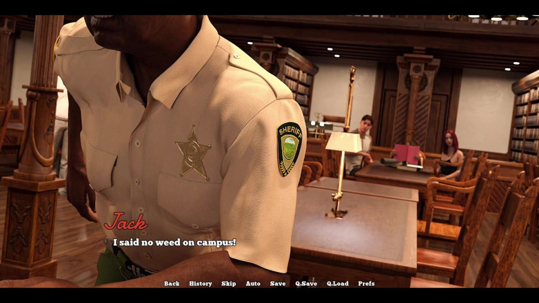 AVN Teller: Law College - the Librarian Likes to Show Cleavage to Her...