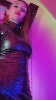 Dominatrix Eva Latex Femdom BDSM Mistress Fetish Dress High Heels Big Ass MILF Hot Rubber