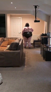 SSBBW, gros costume en cuir noir sexy