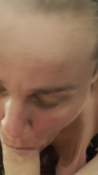Mature with Saggy Boobs Sucking Dick Till It Explodes in Her Mouth and She Loves Swallowing It All!