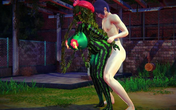 Wraith ward: Fucking a Watermelon in the Park : Hentai Monster Girl