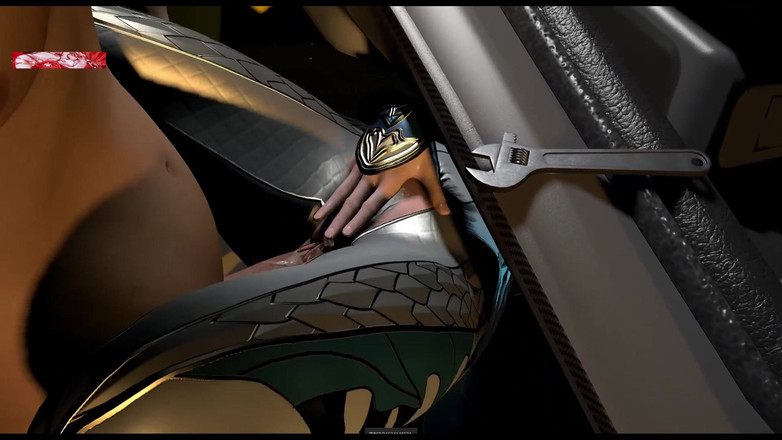 X Hentai: Žádostivá bigboob smyčka: 3D pobláznění - 3D animace Hentai