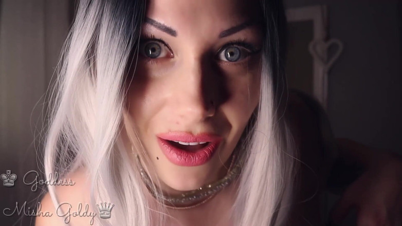 Goddess Misha Goldy: Kecanduan bibir sensual! ASMR &amp; kontak mata yang memesona &amp; HFO