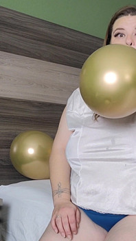 Balon grać pop i dźwięki