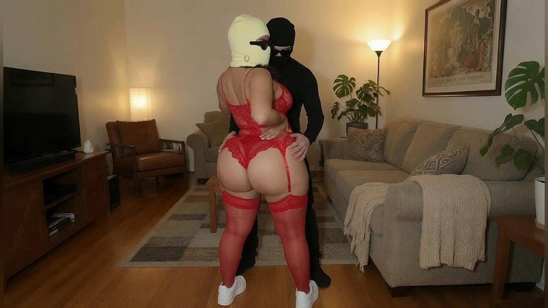 Animate golden: Petite Big Ass Girl Twerking in Tight Red Dress