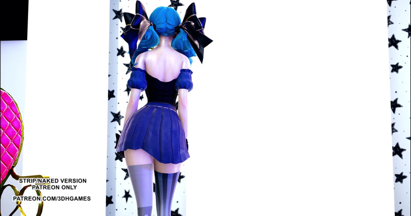 3D-Hentai Games: Bestie - Excuseme Gwen sexy kpop dance league of legends