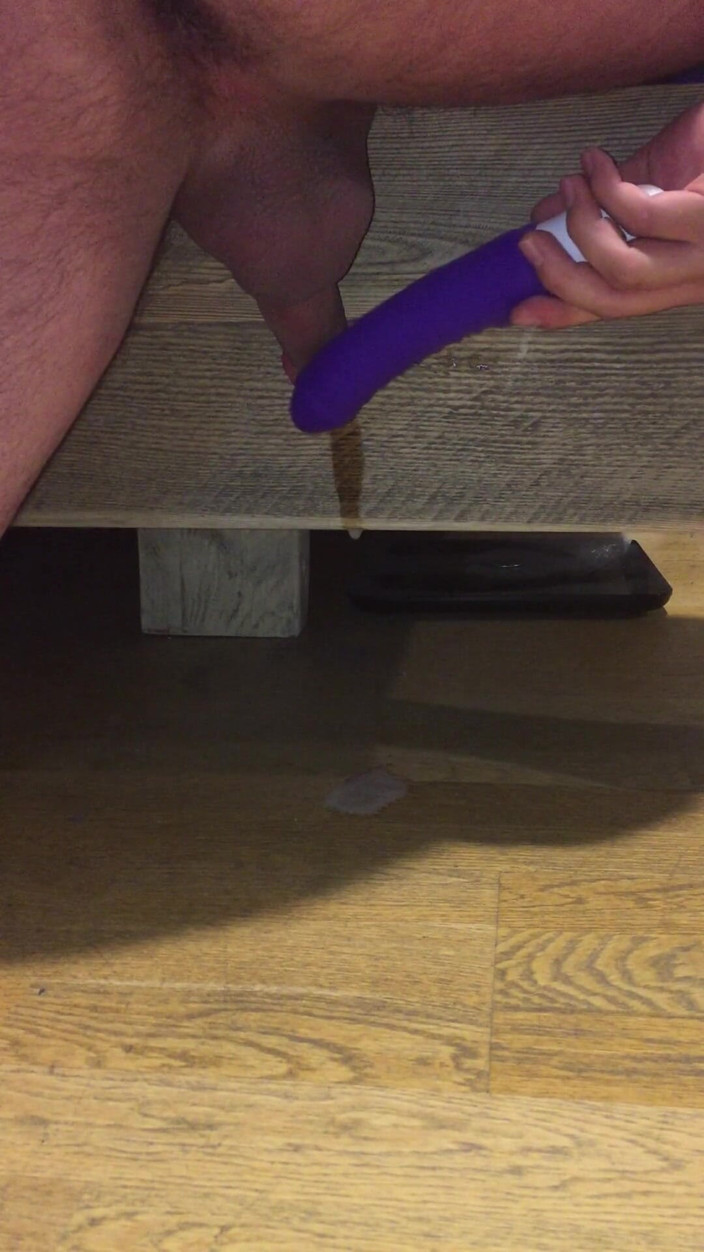 Anon0113: Milking Out Two Ruined Orgasms Using My Roommate's Vibrator with...