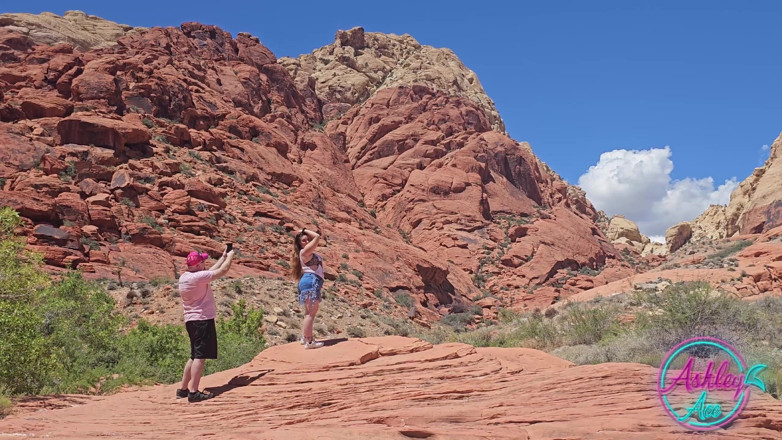 AshleyAce69: Dekat sebalik penggambaran tabir - Ashley di Red Rock Canyon