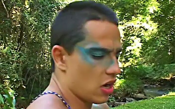 Gays Case: Young Fellow From Amazonian Tribe Needs to Fuck First Man...