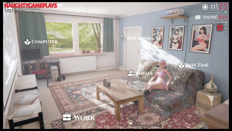 Naughty gameplays: Awek saya sukakan gari (bahagian 02) - oleh 395games