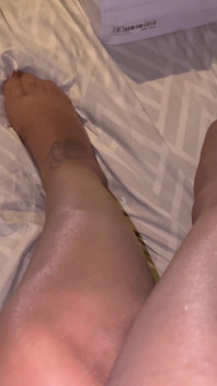 With the Smartphone I Film My Husband Cumming My Veiled Feet