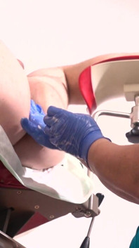Ass fisted and perverted on the examination chair