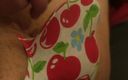 Thongsnpanties: Cherry Print Spandex Thong Bulge Play