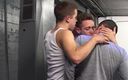 SEXUAL SIN GAY: Affamato di sborra scena-1 trio con ragazzi gay e ragazzi...