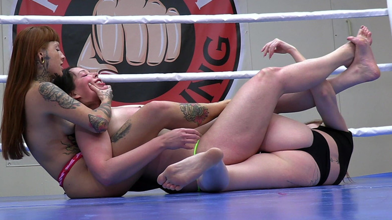 Red Sign Wrestling: Alora Lux Vs Goddess Meg &amp; Red Firesquirt - Sex Fight