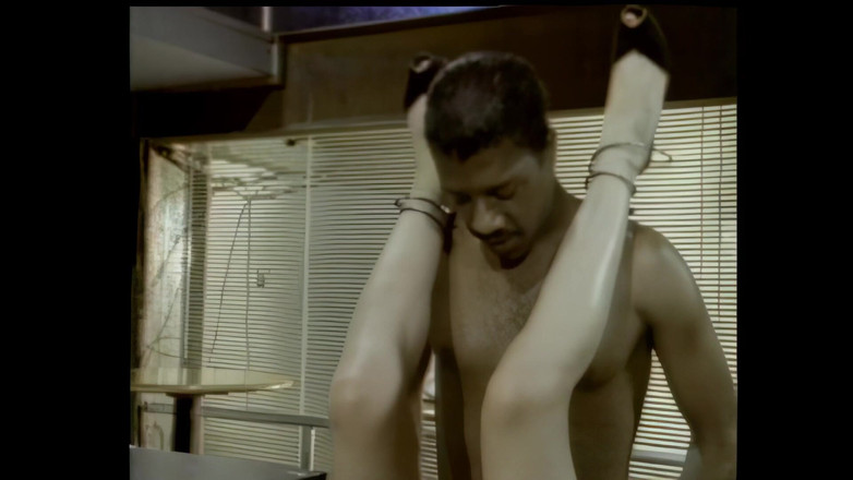 Vintage megastore: Zakar hitam besar untuk pepek berbulu blonde Moana Pozzi