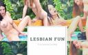 Margo &amp; Alisa: Fuck Machine - Lesbian Fun in the Park