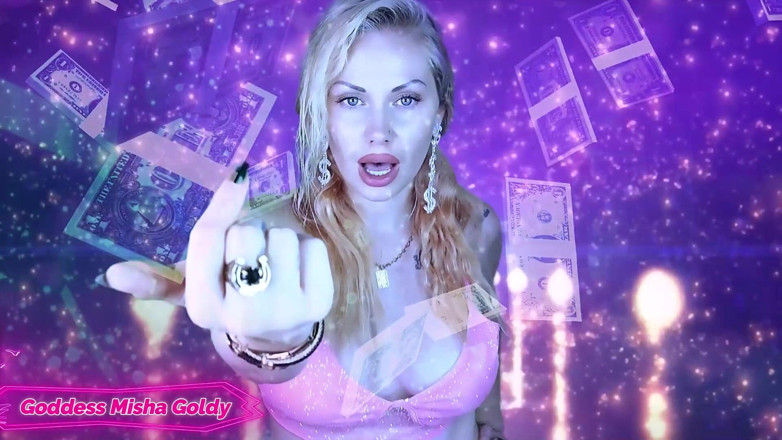 Goddess Misha Goldy: Even your wallet having sex, I am fucking it every...