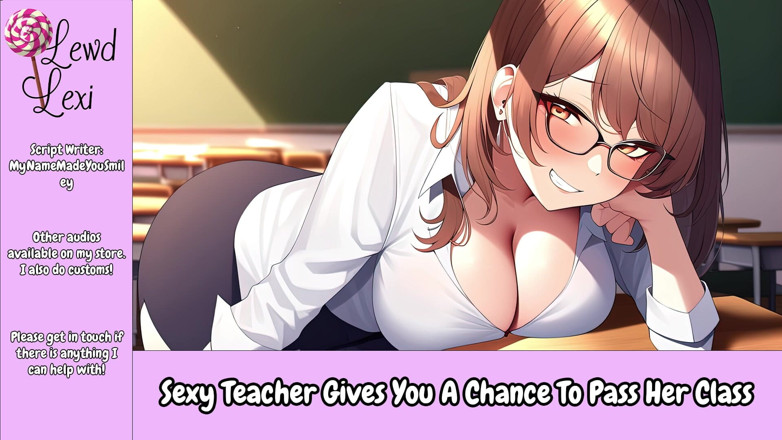 Lewd Lexi: Sexy lehrerin gibt dir die chance, ihre klasse audio zu...