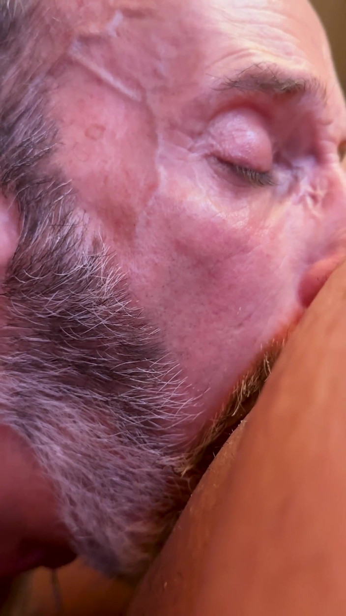 Chub big ricky: Mature Submissive Sucks Fat Bear's Thick Cock Part 1