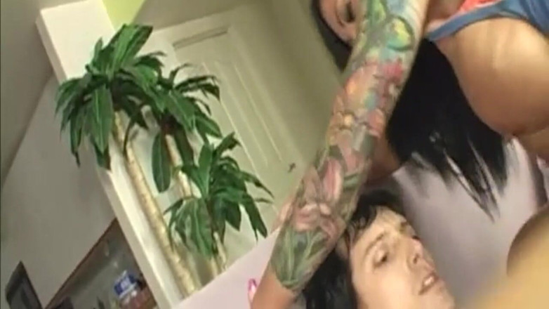 NAUGHTYPOLSKA: Busty Tattooed Slut Spreads Dripping Pussy Wide Open